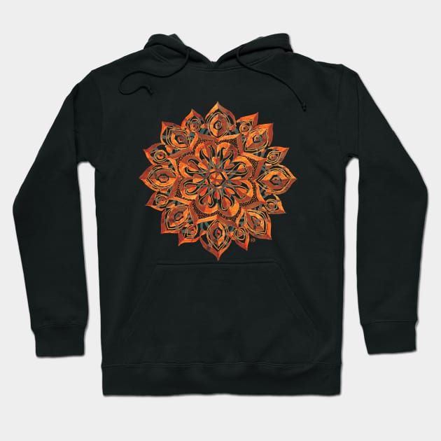 Orange Star Hoodie by kasia_dippel